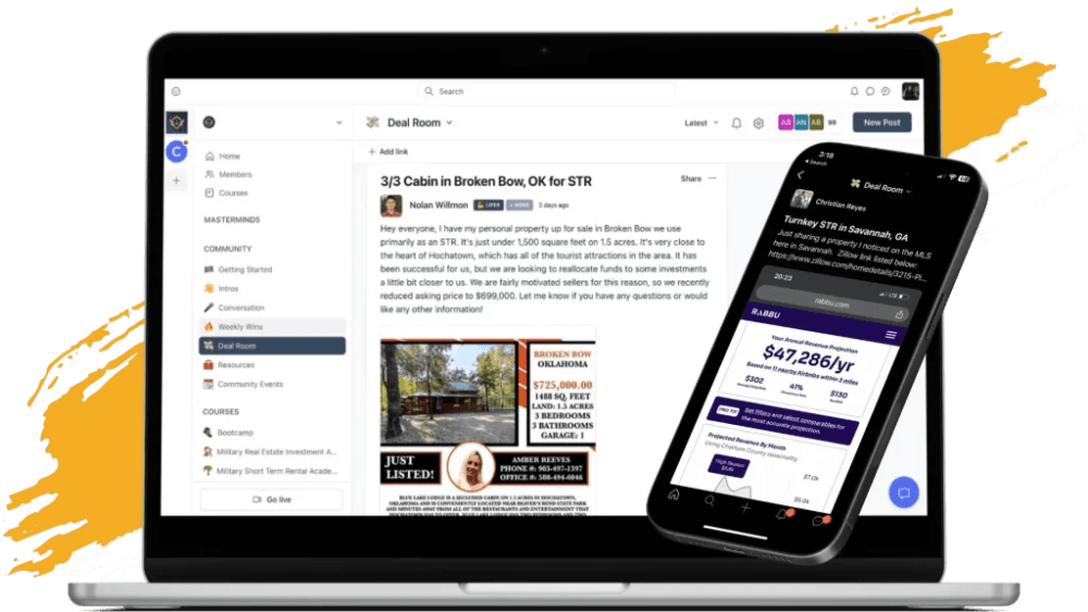 ADPI Deal Room — desktop & mobile