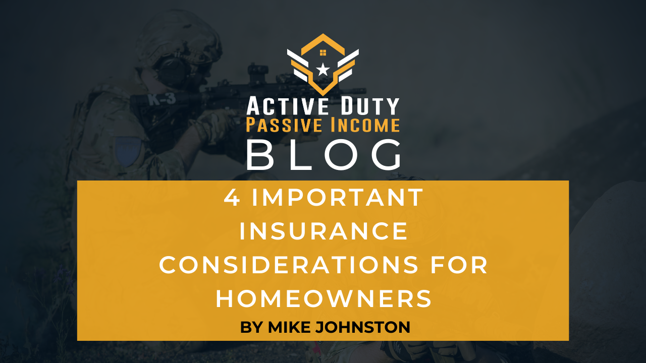 4 Important Insurance Considerations for New Homeowners